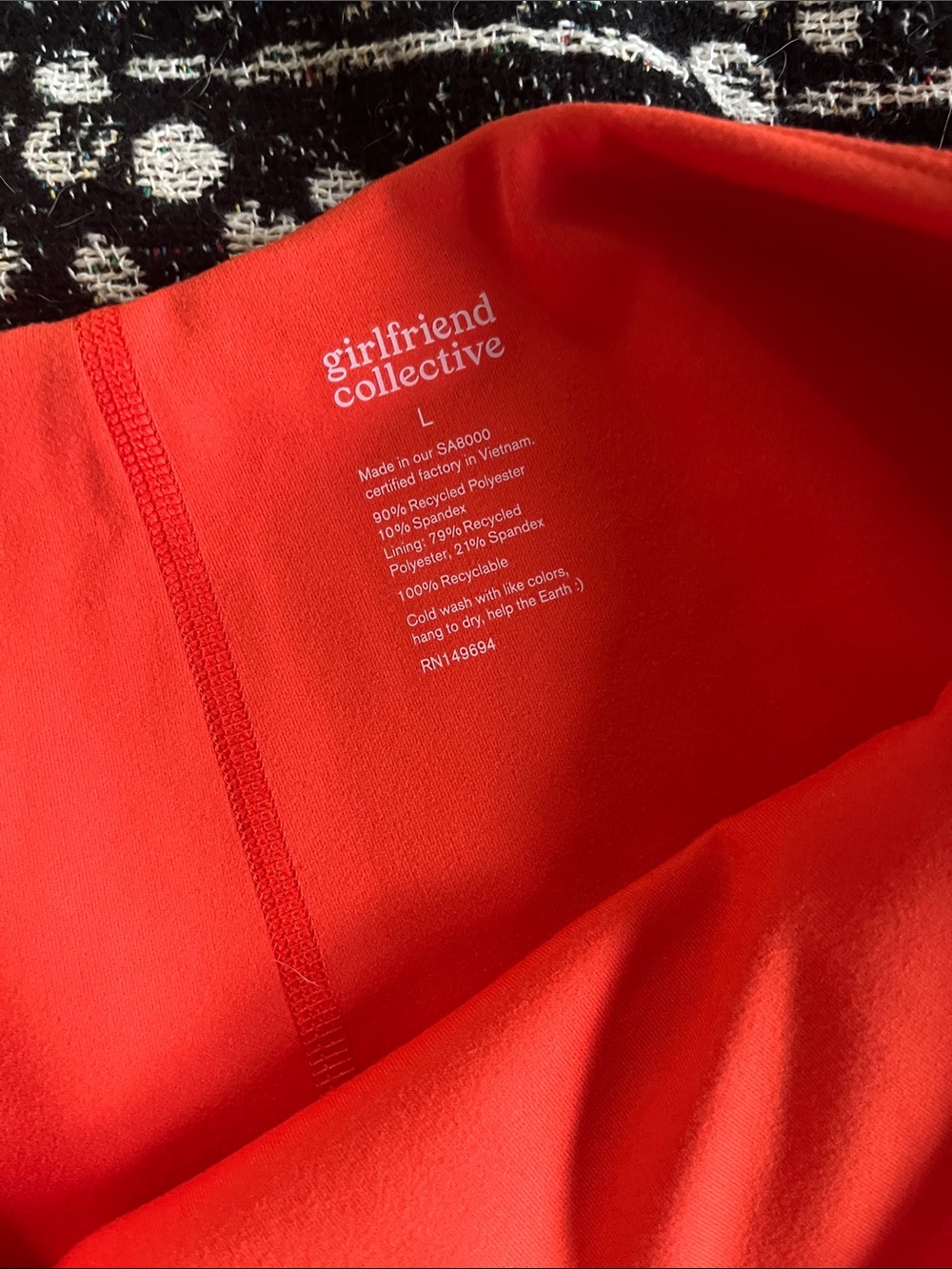 Orange skort - Picture 3 of 4
